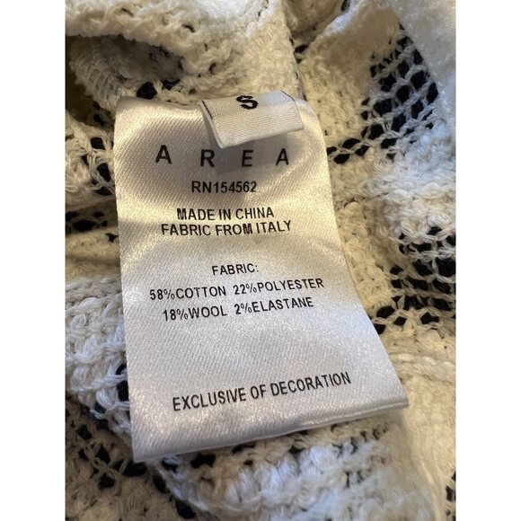 AREA Eye Lace Tank Minidress SIZE S - Picture 8 of 9